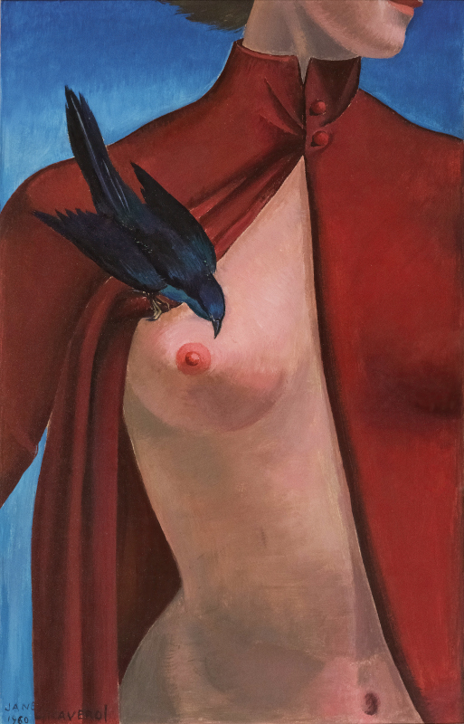 Surréalisme au féminin ? : Jane Graverol (1905-1984), Le Sacre de Printemps, 1960,  huile sur toile, RAW (Rediscovering Art by Women), © Stéphane Pons, ADAGP Paris 2023